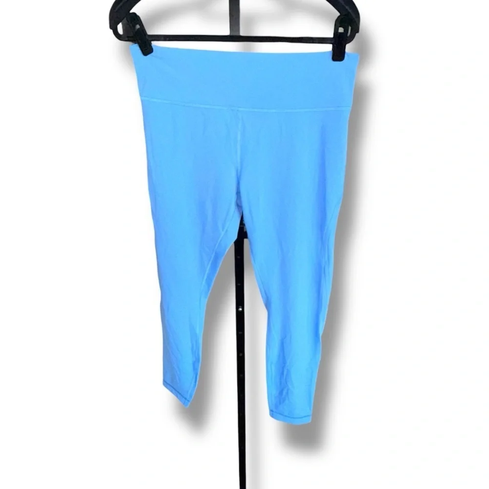 NWT LULULEMON Wunder Train Mesh Panel High-Rise Leggings 25” - Pool Blue 14
